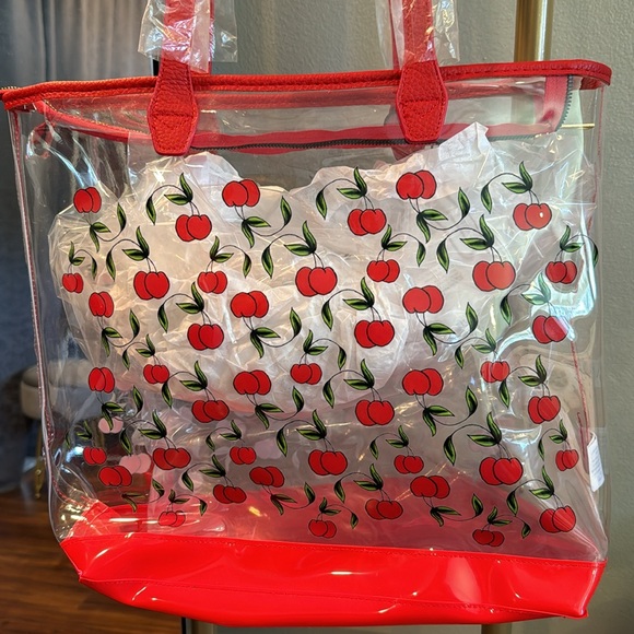 Ed Hardy PVC Cleat Tote NWT - Picture 4 of 5